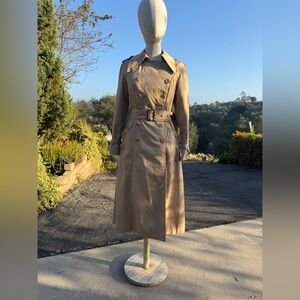 Elegant Beige Trench Coat